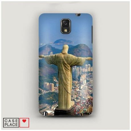 Чехол Пластиковый Samsung Galaxy Note 3 Статуя Христа