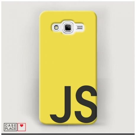 Чехол Пластиковый Samsung Galaxy J2 Prime 2016 JS желтый фон