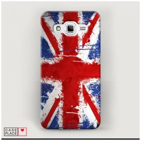 Чехол Пластиковый Samsung Galaxy J2 Prime 2016 Флаг Великобритании 2
