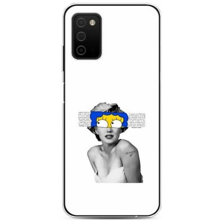 Силиконовый чехол "Marge Monroe" на Samsung Galaxy A03S / Самсунг Галакси A03S