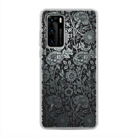 Силиконовый чехол "Природный узор" на Huawei P40 / Хуавей П40