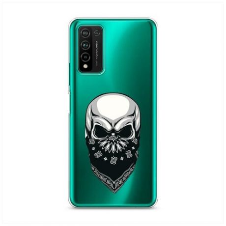 Силиконовый чехол "Череп 1" на Honor 10X Lite / Хонор 10X Лайт