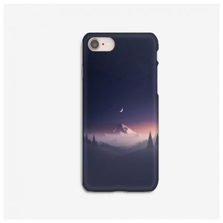Силиконовый чехол луна на Apple iPhone 8/ Айфон 8