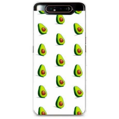 Силиконовый чехол "Avocados emoji" на Samsung Galaxy A80 / Самсунг Гэлакси A80