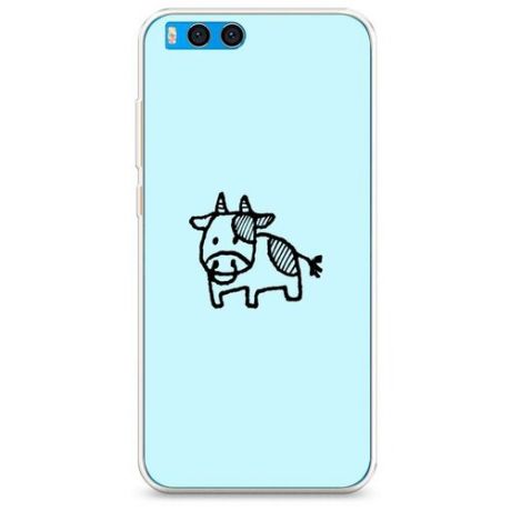 Силиконовый чехол "Mini Cow" на Xiaomi Mi Note 3 / Сяоми Ми Нот 3