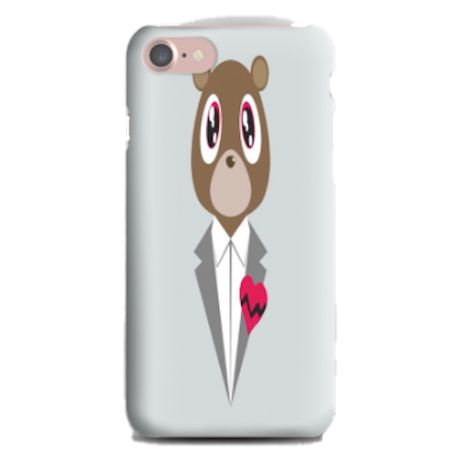 Силиконовый чехол медведь на Apple iPhone 7/ Айфон 7