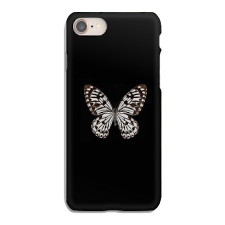 Силиконовый чехол с бабочками на Apple iPhone 7/ Айфон 7