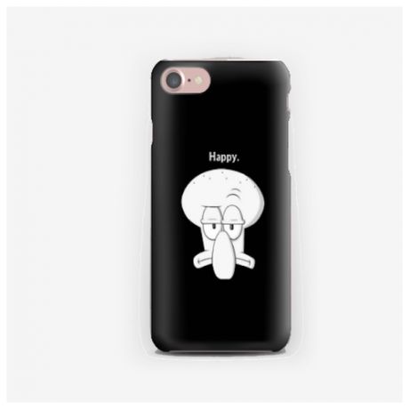 Силиконовый чехол Спанч Боб на Apple iPhone 8/ Айфон 8