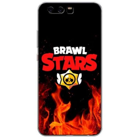 Силиконовый чехол "Brawl Stars все герои" на Huawei P10 / Хуавей П10