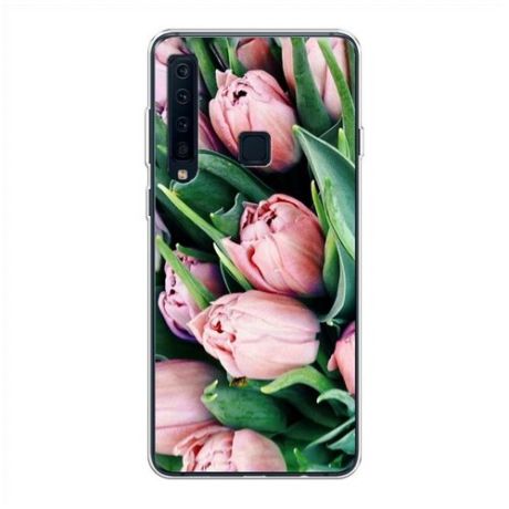Силиконовый чехол "Жучки цветочки ягодки" на Samsung Galaxy A9 2018 / Самсунг Галакси А9 2018