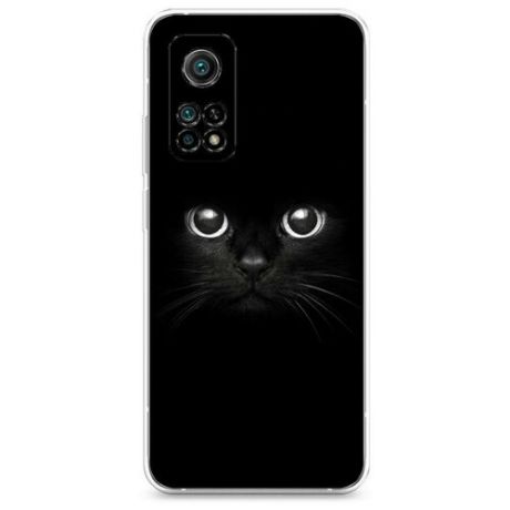 Силиконовый чехол "Кот в капюшоне" на Xiaomi Mi 10T Pro / Сяоми Ми 10Т Про