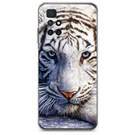 Силиконовый чехол "Бенгальский тигр" на Xiaomi Redmi 10 / Сяоми Редми 10