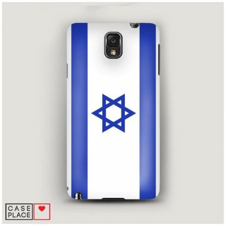 Чехол Пластиковый Samsung Galaxy Note 3 Флаг Израиля