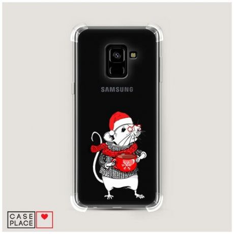 Чехол силиконовый Противоударный Samsung Galaxy A8 2018 Символ 2020 года
