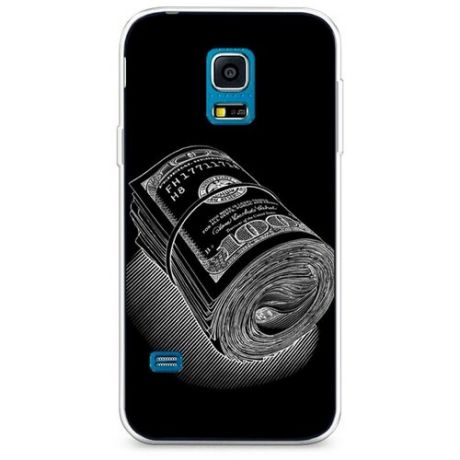 Силиконовый чехол "Старинный телефон" на Samsung Galaxy S5 mini / Самсунг Галакси С 5 Мини