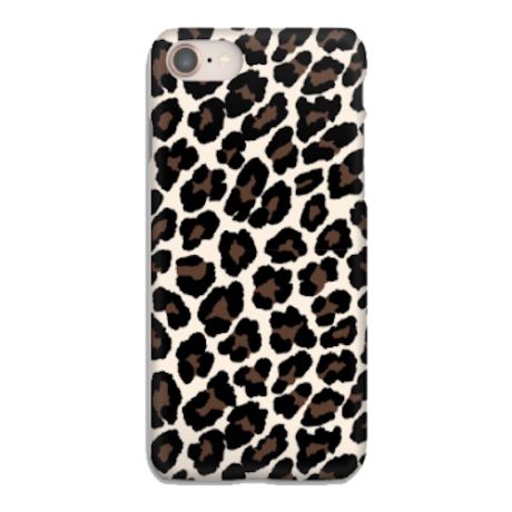 Силиконовый чехол леопард на Apple iPhone 7/ Айфон 7