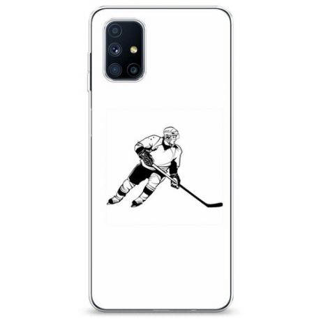 Силиконовый чехол "Хобби хоккей" на Samsung Galaxy M51 / Самсунг Галакси М51