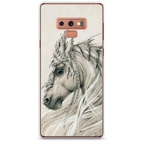 Силиконовый чехол "Мифическая лошадь" на Samsung Galaxy Note 9 / Самсунг Галакси Нот 9