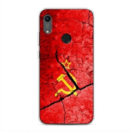 Силиконовый чехол "СССР" на Huawei Y6s / Хуавей Y6s