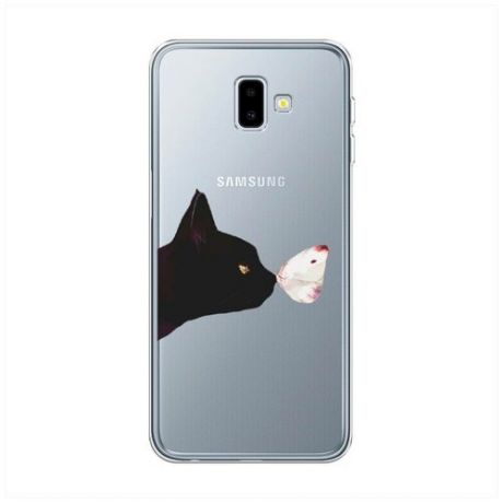 Силиконовый чехол "В невесомости" на Samsung Galaxy J6 + / Самсунг Галакси J6 Плюс 2018