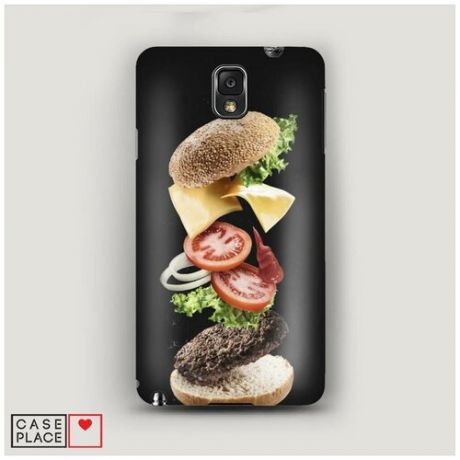 Чехол Пластиковый Samsung Galaxy Note 3 Бургеры 12