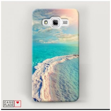 Чехол Пластиковый Samsung Galaxy J2 Prime 2016 Волны 5