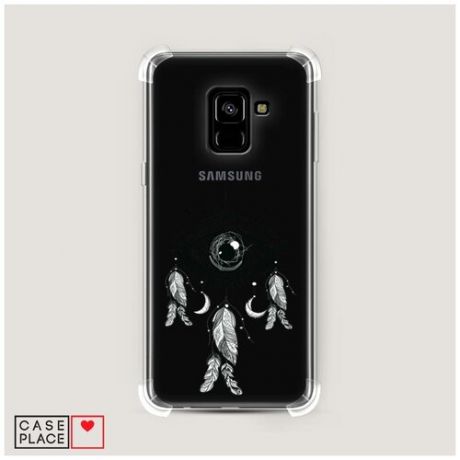 Чехол силиконовый Противоударный Samsung Galaxy A8 2018 Всевидящее око-ловец снов