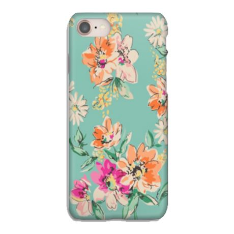 Силиконовый чехол цветы на Apple iPhone 8/ Айфон 8