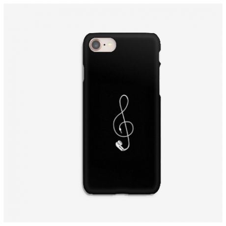 Силиконовый чехол музыка на Apple iPhone 8 Plus/ Айфон 8 Плюс