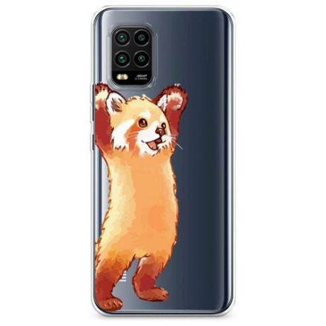 Силиконовый чехол "Красная панда в полный рост" на Xiaomi Mi 10 Lite / Сяоми Ми 10 Лайт