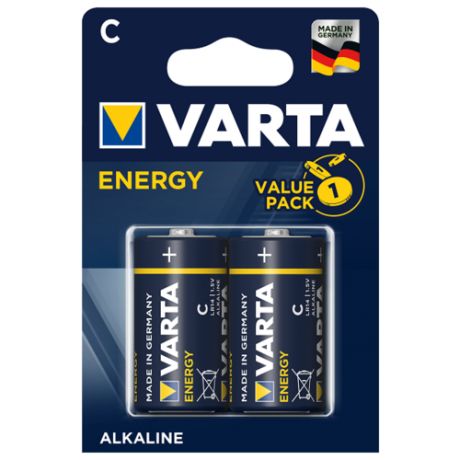 Батарейка VARTA ENERGY C/LR14 бл 2