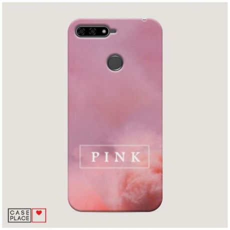Чехол Пластиковый Huawei Y6 Prime 2018 Pink цвет