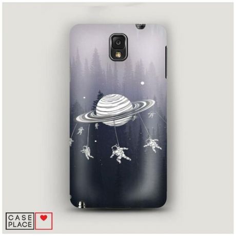 Чехол Пластиковый Samsung Galaxy Note 3 Космическая карусель
