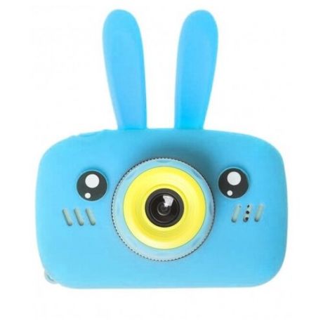 Детская цифровая камера Fun Camera Rabbit со встроенной памятью и играми (Голубой)