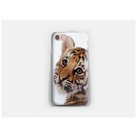 Силиконовый чехол тигр на Apple iPhone 8/ Айфон 8