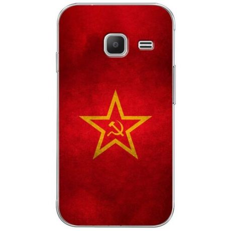 Силиконовый чехол "Флаг Чечни 1" на Samsung Galaxy J1 mini 2016 / Самсунг Галакси Джей 1 мини 2016