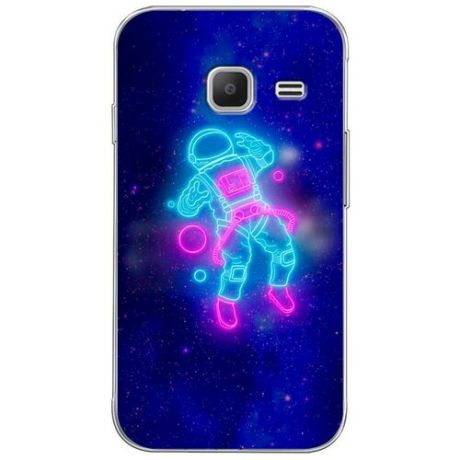 Силиконовый чехол "Космонавт в ванне" на Samsung Galaxy J1 mini 2016 / Самсунг Галакси Джей 1 мини 2016