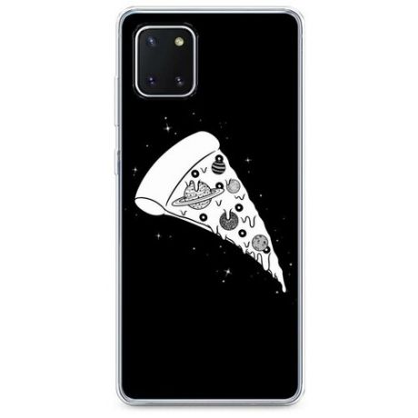 Силиконовый чехол "Космическая пицца" на Samsung Galaxy Note 10 Lite / Самсунг Гэлакси Нот 10 Лайт