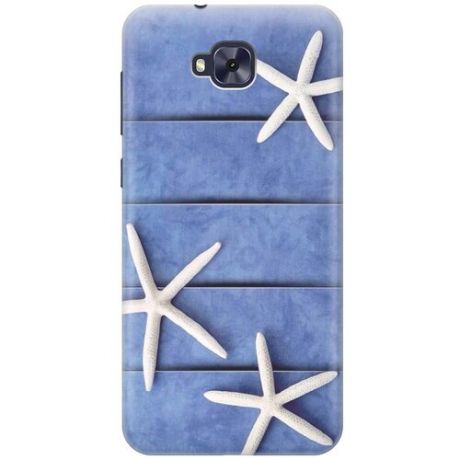 Cиликоновый чехол Три морские звезды на Asus Zenfone 4 Selfie (ZD553KL) / Асус Зенфон 4 Селфи