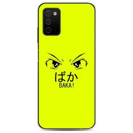 Силиконовый чехол "Anime eyes" на Samsung Galaxy A03S / Самсунг Галакси A03S