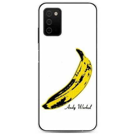 Силиконовый чехол "Банан Warhol" на Samsung Galaxy A03S / Самсунг Галакси A03S