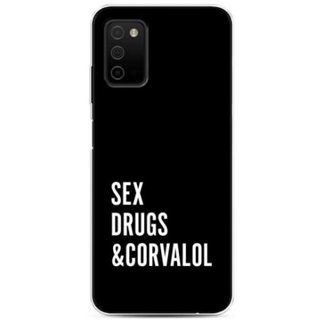 Силиконовый чехол "Corvalol" на Samsung Galaxy A03S / Самсунг Галакси A03S