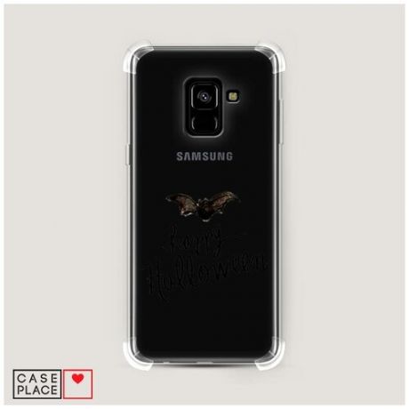 Чехол силиконовый Противоударный Samsung Galaxy A8 2018 Happy Halloween