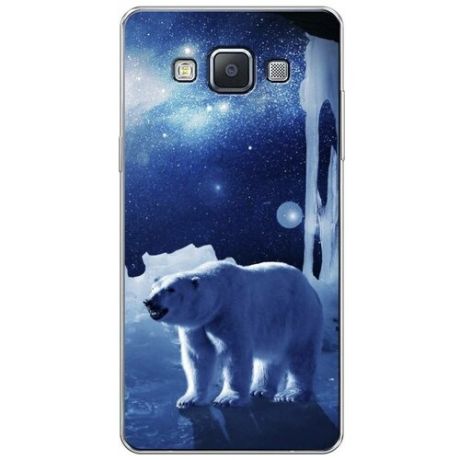 Силиконовый чехол "Белый медведь во льдах" на Samsung Galaxy A5 / Самсунг Галакси А5