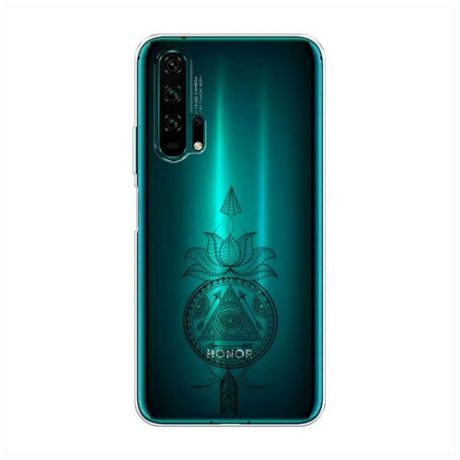 Силиконовый чехол "Племена" на Honor 20 Pro / Хонор 20 Про