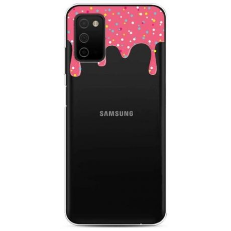 Силиконовый чехол "Глазурь" на Samsung Galaxy A03S / Самсунг Галакси A03S