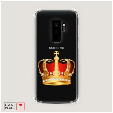 Чехол силиконовый Противоударный Samsung Galaxy S9 Plus Корона короля