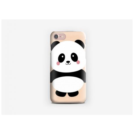 Силиконовый чехол панда на Apple iPhone 8 Plus/ Айфон 8 Плюс