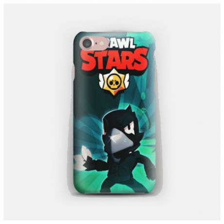 Силиконовый чехол brawl stars на Apple iPhone 8 Plus/ Айфон 8 Плюс