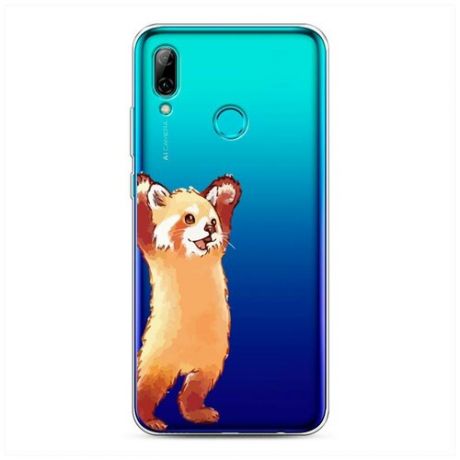 Силиконовый чехол "Красная панда в полный рост" на Huawei P Smart 2019 / Хуавей П Смарт 2019